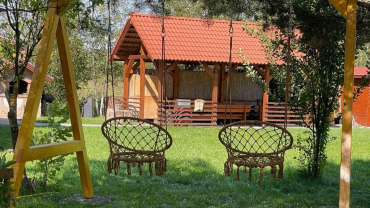 Wooden swing